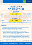 Poradna na cestách - 2. září PACOV, 5. září HUMPOLEC